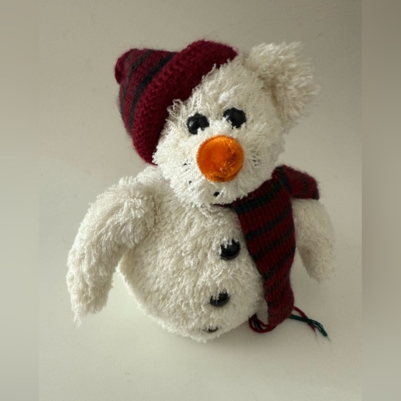 2000 Chillings the Snowman Bear Attic Treasures Beanie Baby - No Swing Tag - Picture 1 of 8